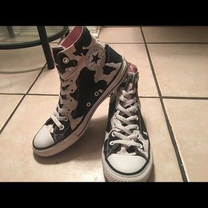 High top Cow Print Converse